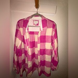 American Eagle Pink Flannel